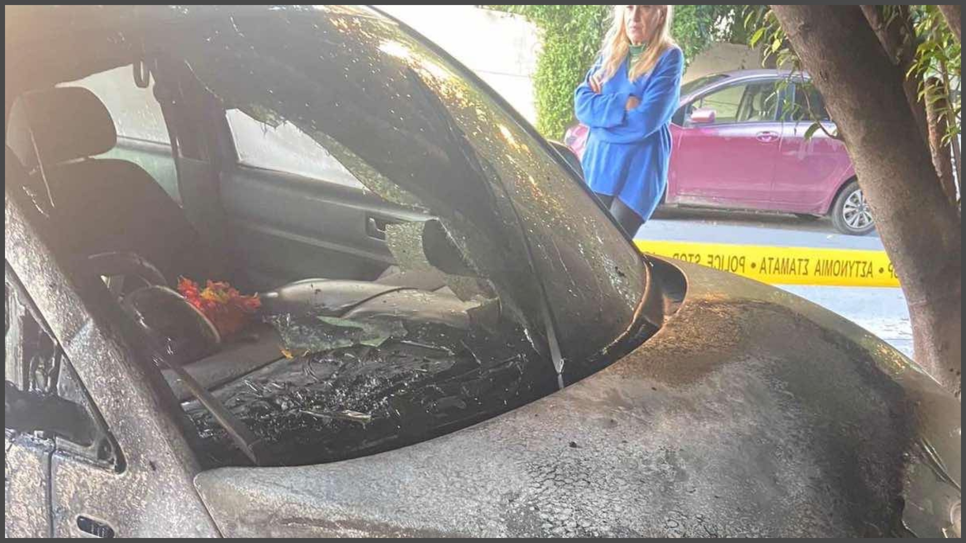 ΒΙΝΤΕΟ: Καρέ-καρέ ο εμπρησμός οχήματος στη Λεμεσό, τι καταγγέλει η ιδιοκτήτρια