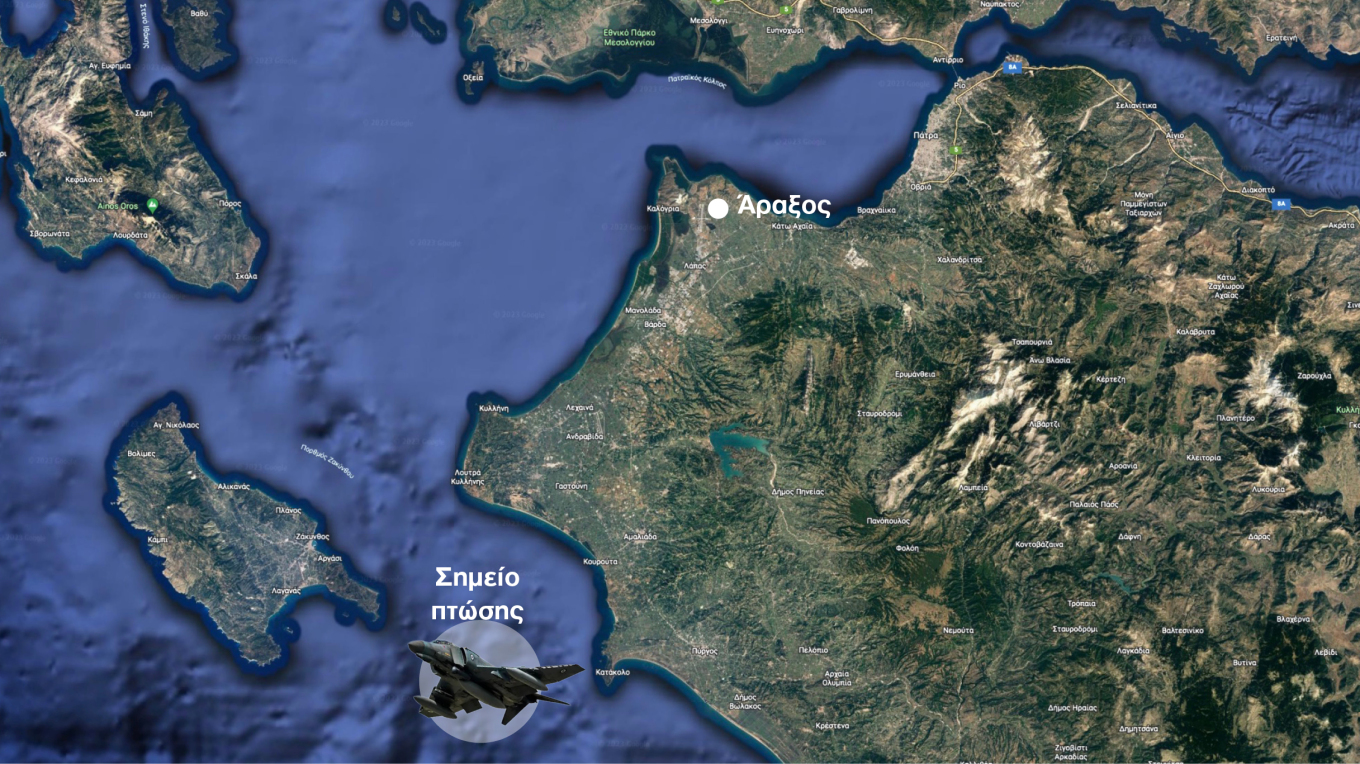 Εντοπίστηκαν συντρίμμια του F-4 – Έρευνες για εντοπισμό των δύο χειριστών