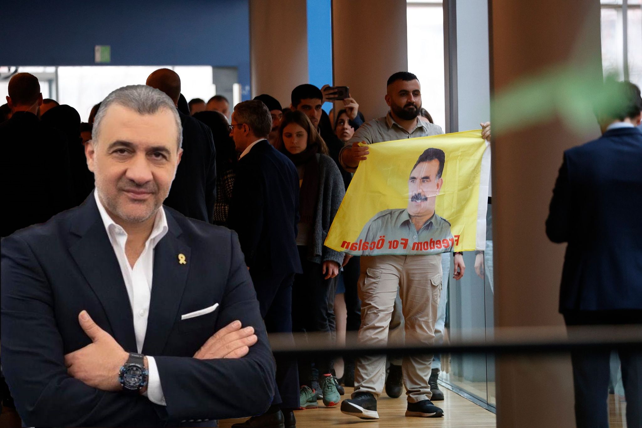 Ο Λουκάς Φουρλάς περιγράφει: "Σκαρφάλωσαν στα τζάμια και απειλούσαν να πέσουν"