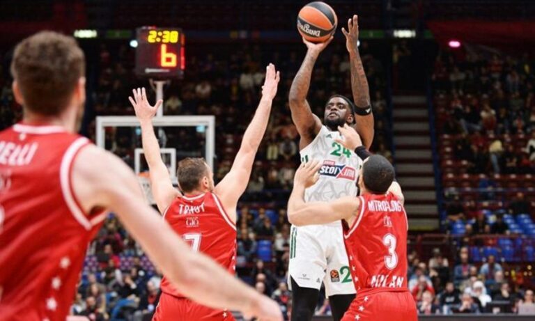 «Λύγισε» στο τέλος ο Παναθηναϊκός στο Μιλάνο