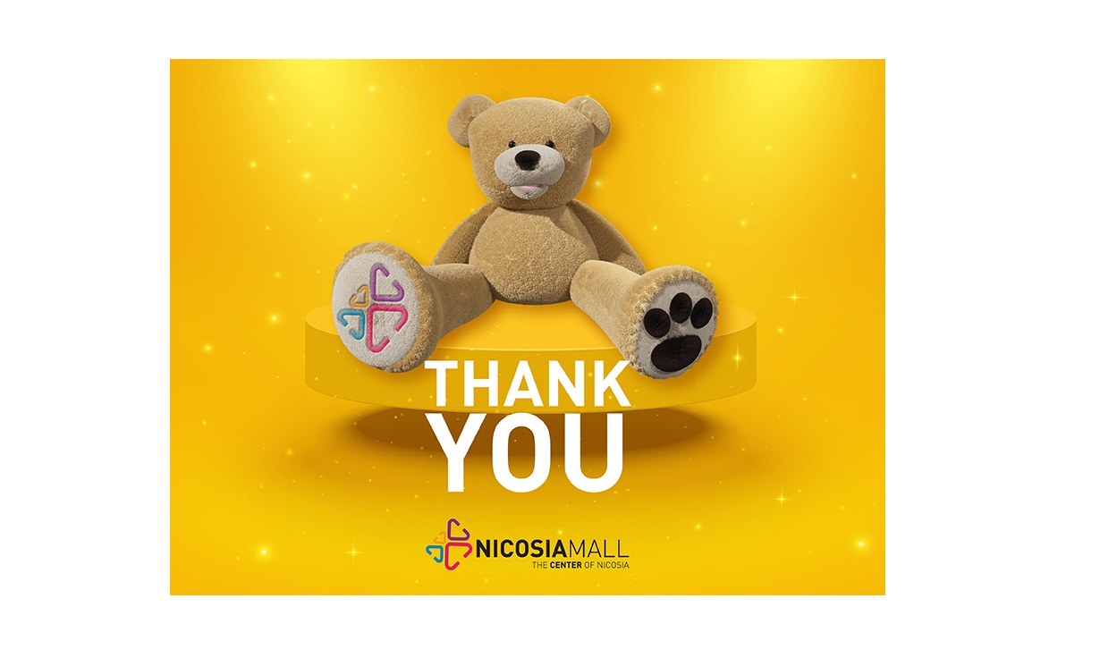 33 λούτρινοι αρκούδοι από το Nicosia Mall χαρίζουν χαρά