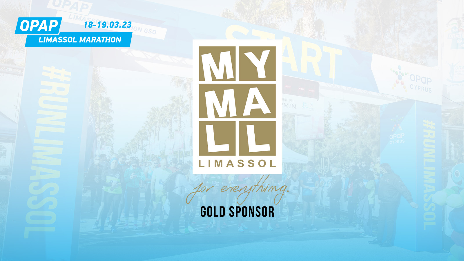 Το MYMALL Limassol στο πλευρό του ΟΠΑΠ Μαραθωνίου Λεμεσού