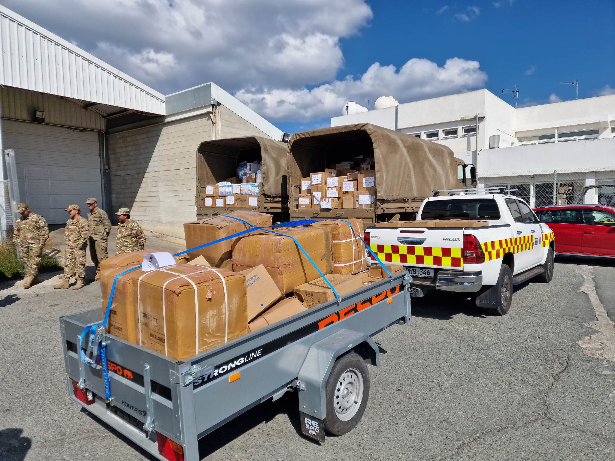 SupportCY: Αποστολή Ανθρωπιστικής Βοήθειας στους σεισμόπληκτους