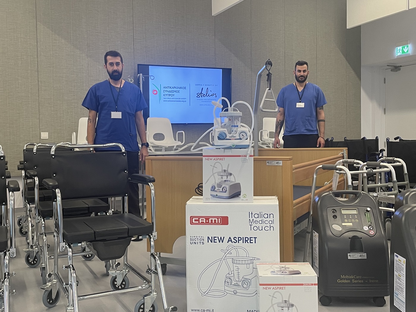 Δωρεά ιατρικού εξοπλισμού αξίας €15,000 στον Αντικαρκινικό Σύνδεσμο Κύπρου