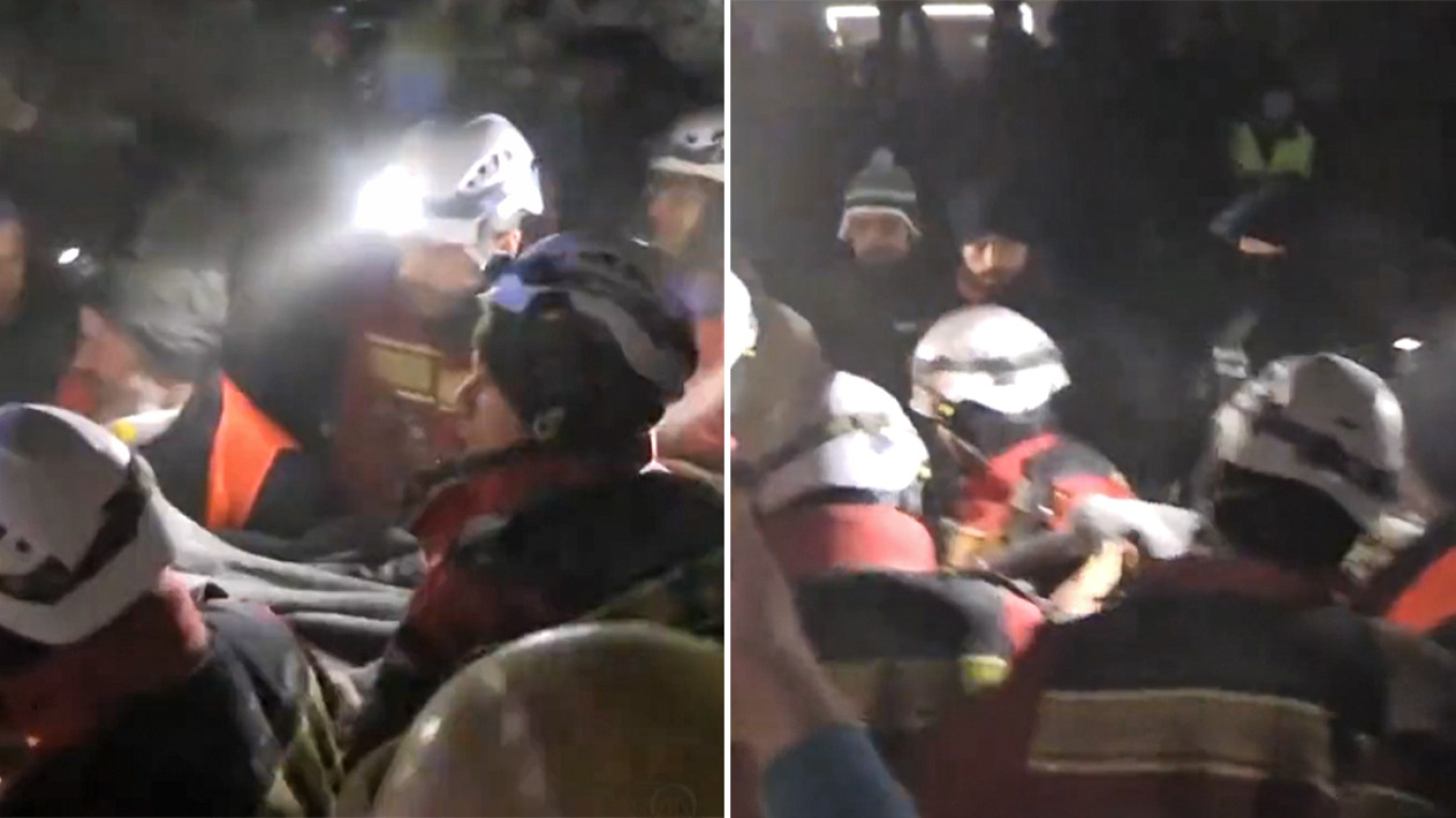 ΒΙΝΤΕΟ: Δύο γυναίκες ανασύρθηκαν ζωντανές 122 ώρες μετά την ισχυρή δόνηση