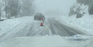 Μονοδρόμηση δρόμου στο Τρόοδος, λόγω αυξημένης κίνησης