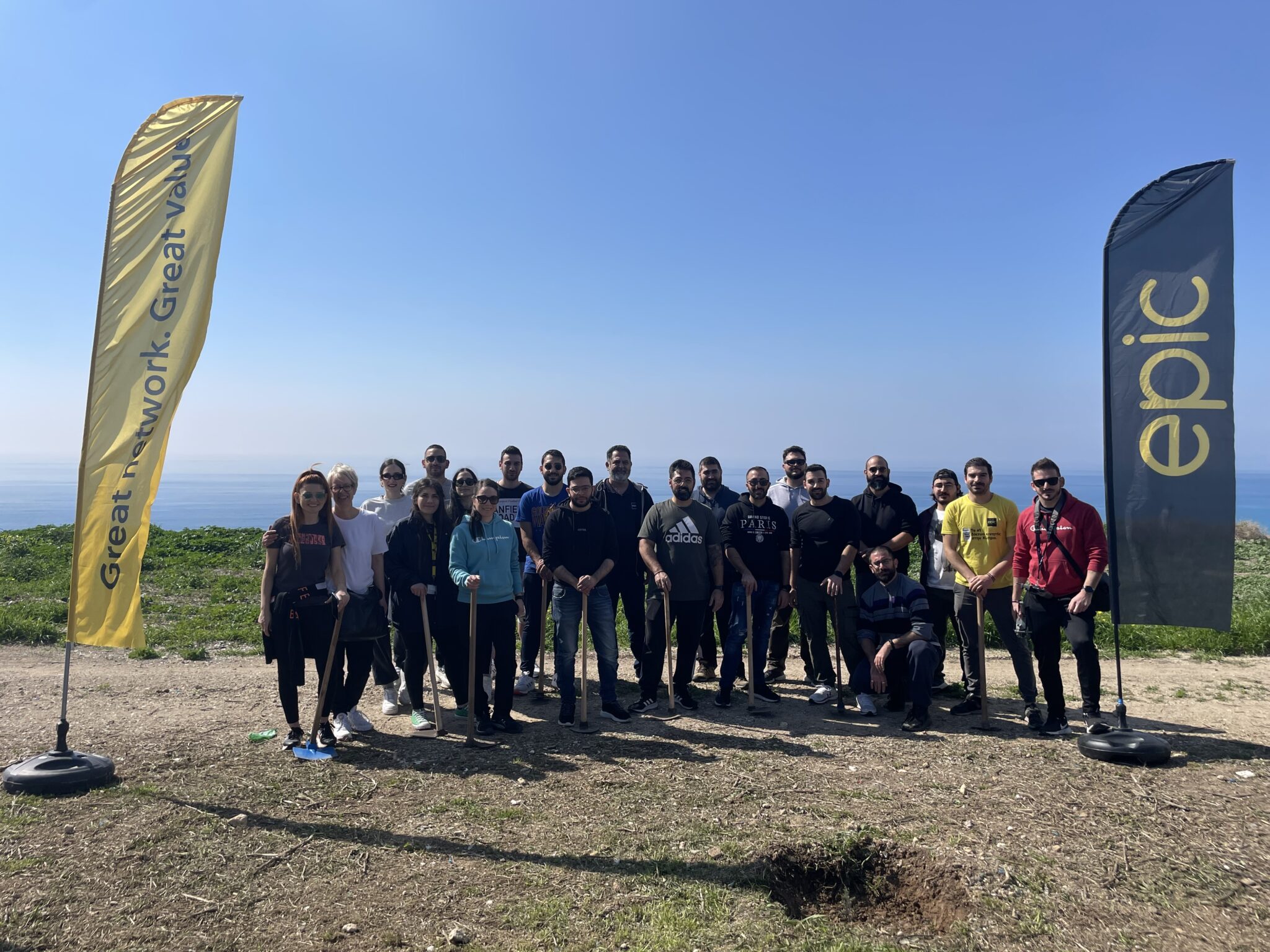 Η Epic πρασινίζει περιοχή της Αγίας Νάπας