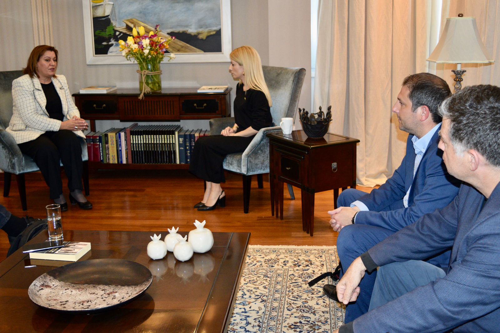 Είδε Αθηνά η Αννίτα: «Στήριξη αλλά και αντιπροτάσεις όπου διαφωνούμε»