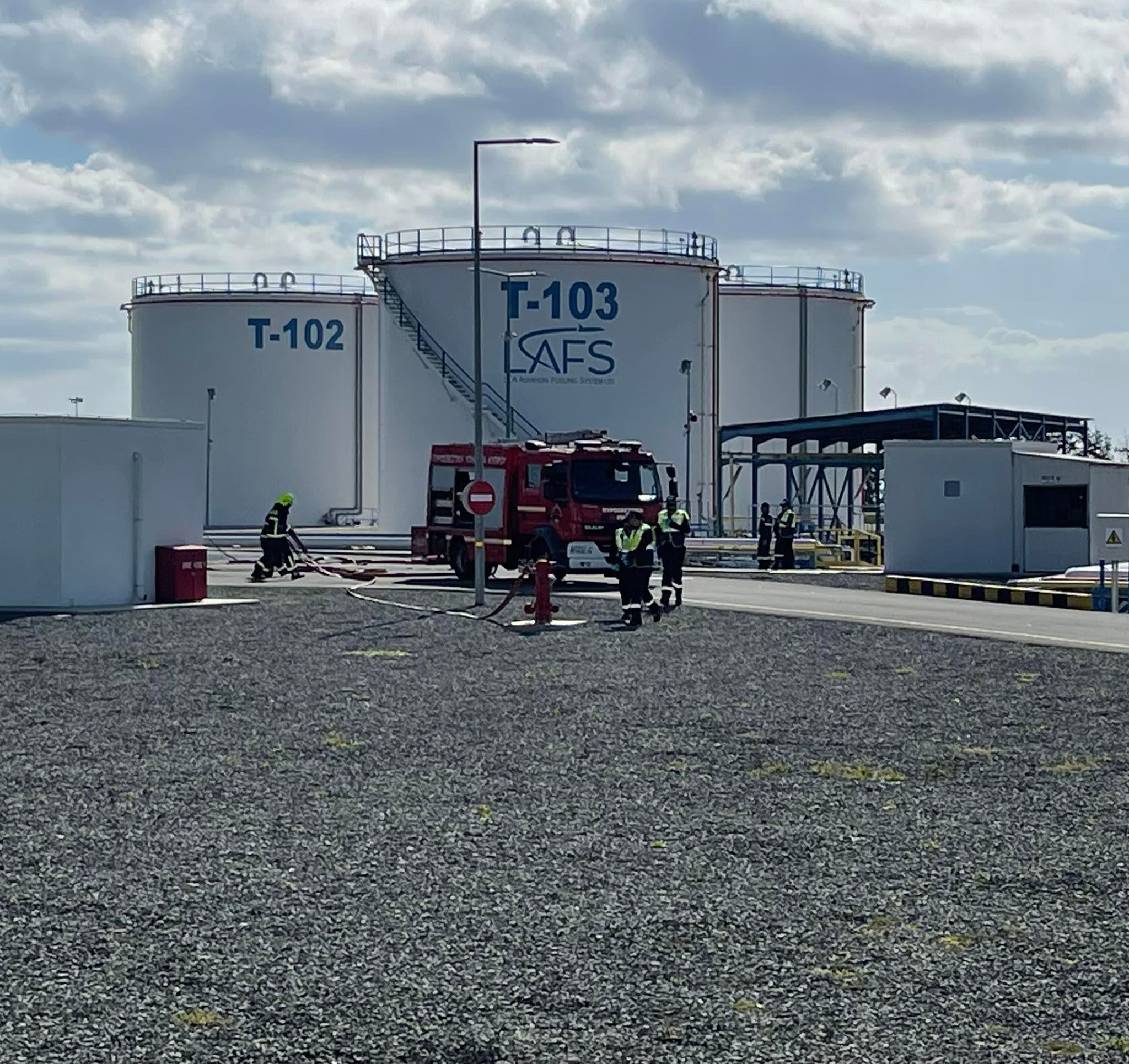 Φωτιά σε βυτιοφόρο και διάσωση τραυματία, το σενάριο άσκησης της Πυροσβεστικής