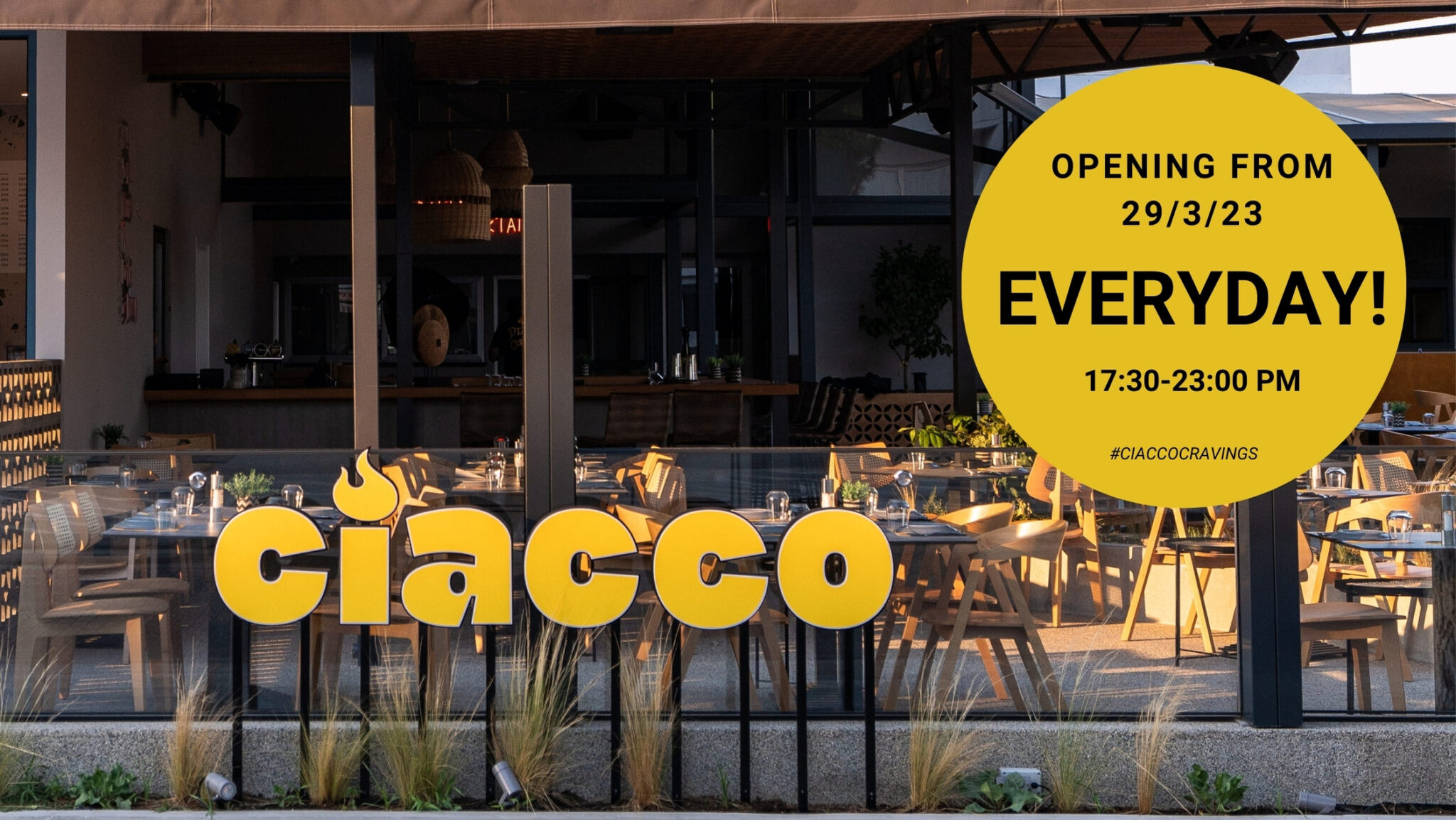 To Ciacco επιστρέφει δυναμικά από τις 29 Μαρτίου