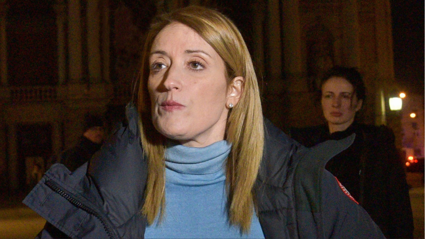 Αιφνιδιαστική επίσκεψη της προέδρου του Ευρωπαϊκού Κοινοβουλίου