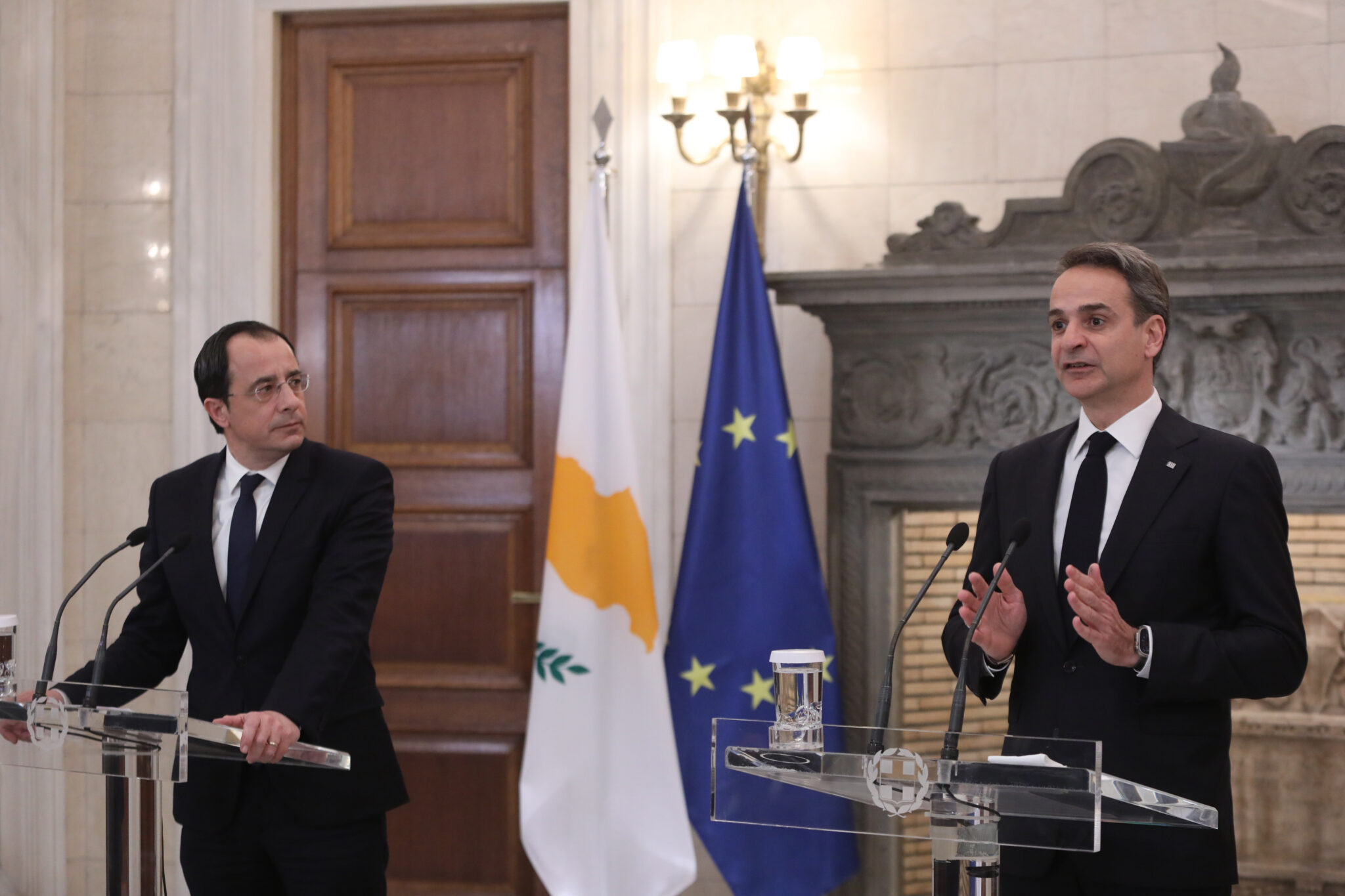 Χριστοδουλίδης-Μητσοτάκης: Ανώτατο Συμβούλιο Συνεργασίας Κύπρου-Ελλάδας