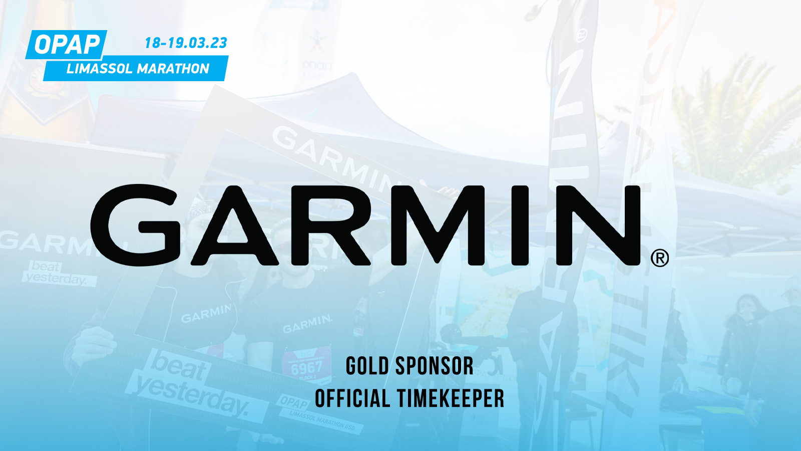 Με την αξιοπιστία της Garmin Cyprus η χρονομέτρηση στον ΟΠΑΠ Μαραθώνιο Λεμεσού