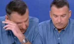 Γιώργος Λιάγκας: «Λύγισε» στον αέρα με πατέρα που ψάχνει τον γιο του στα Τέμπη