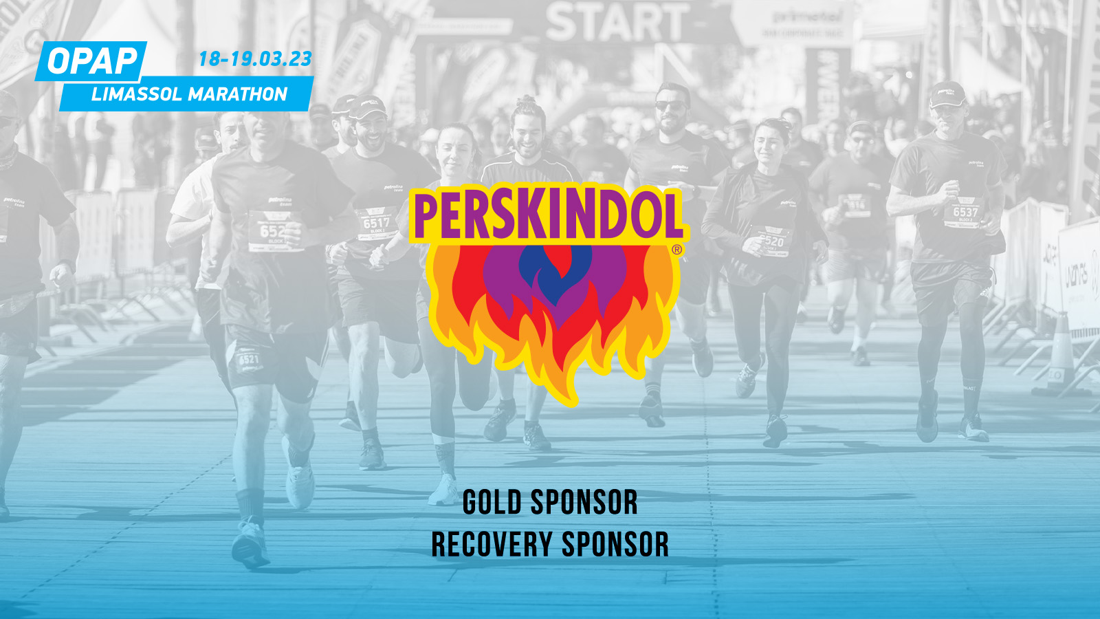 Perskindol: Αναλαμβάνει την αποκατάσταση των δρομέων του ΟΠΑΠ Μαραθωνίου Λεμεσού