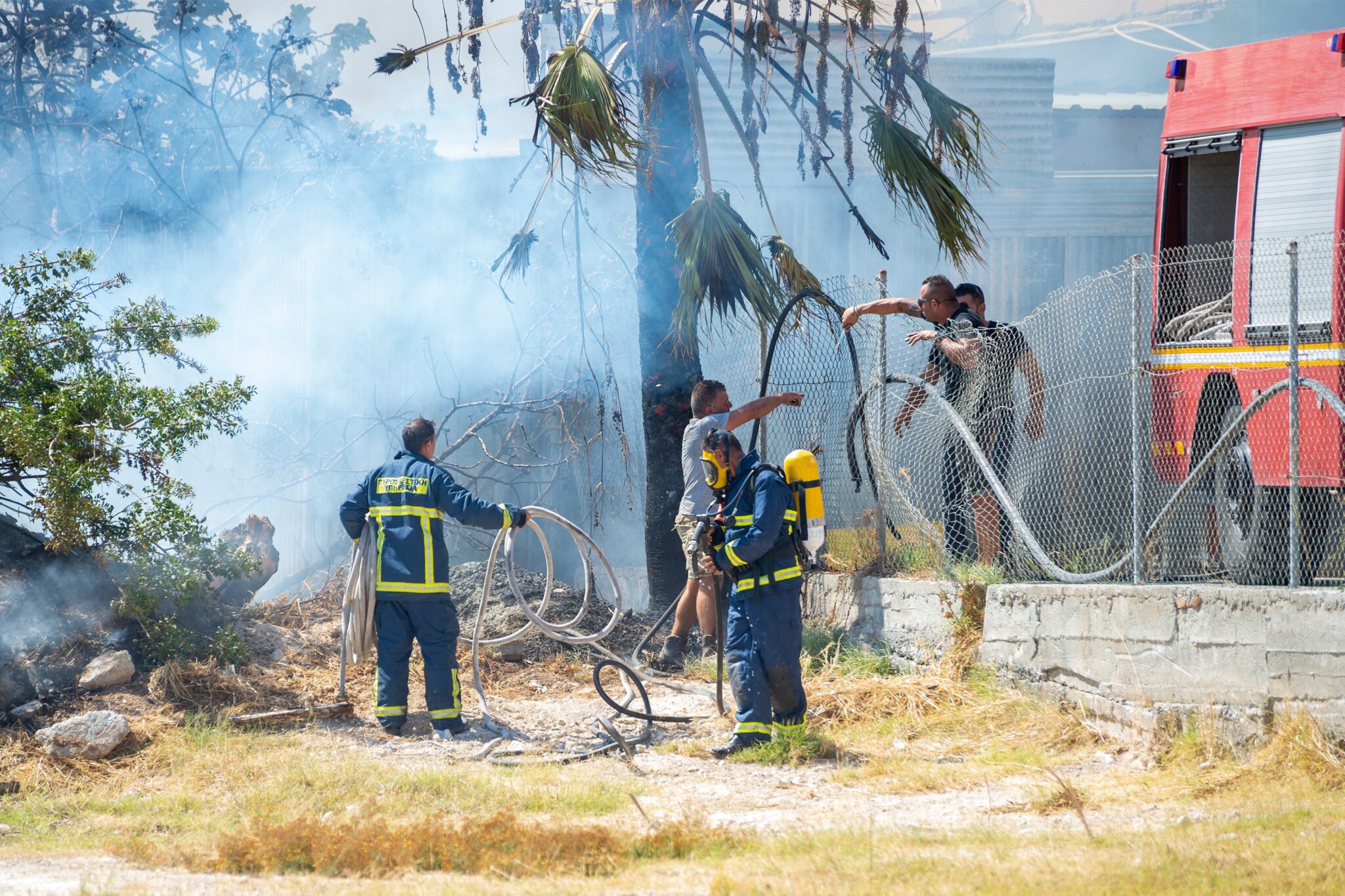 Εμπρησμό βλέπουν οι Αρχές πίσω από την πυρκαγιά στην Άλασσα