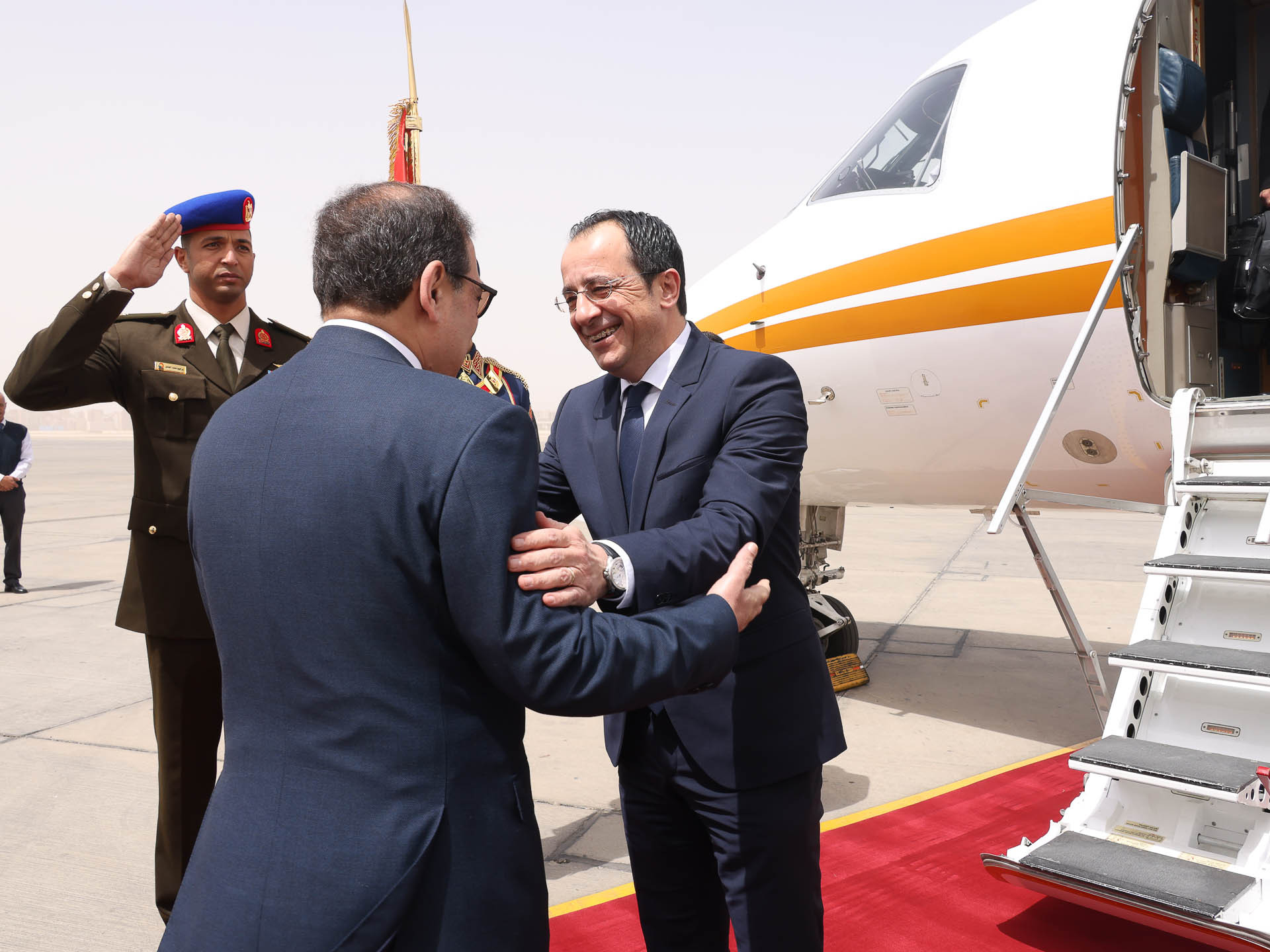 Έφτασε στο Κάιρο ο Νίκος Χριστοδουλίδης, συναντάται το απόγευμα με τον Σίσι