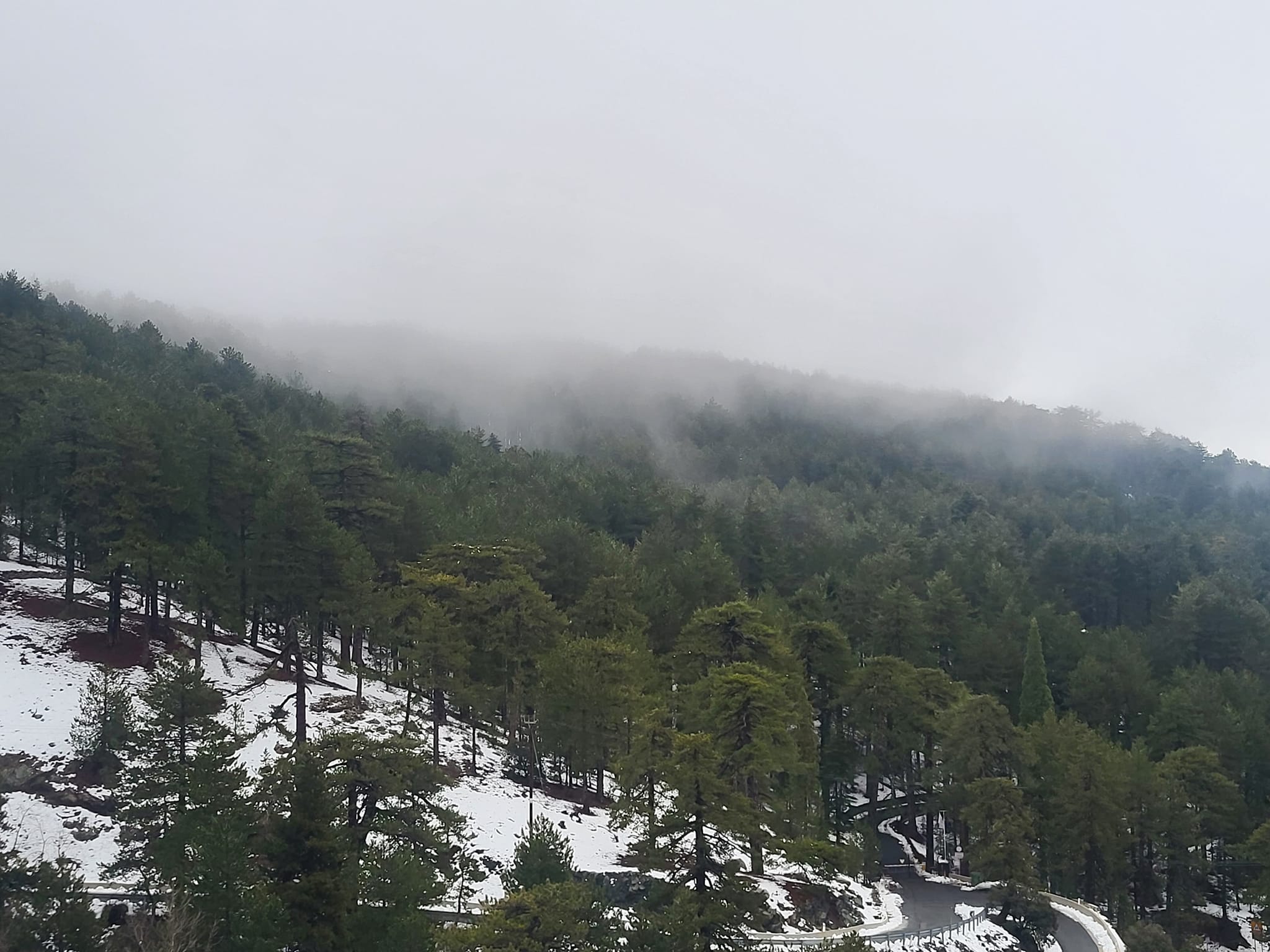 Απριλιάτικα χιόνια στο Τρόοδος…κεραυνοί, άνεμοι και προβλήματα σε άλλες περιοχές
