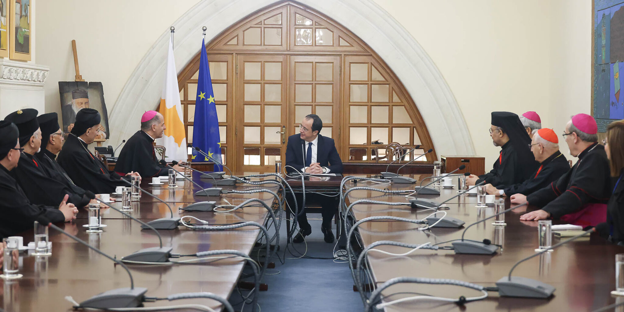 Με Πατριάρχες καθολικών εκκλησιών της Μέσης Ανατολής συναντήθηκε ο ΠτΔ