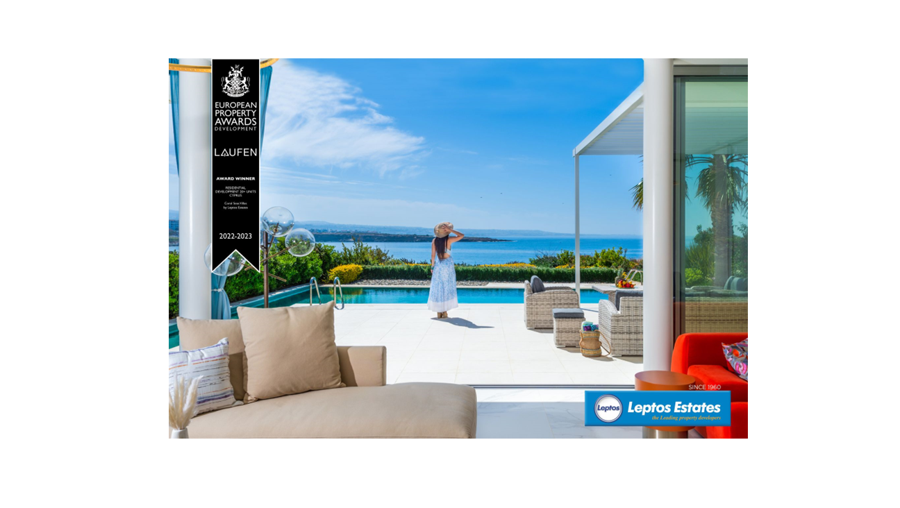 Η έπαυλη Leptos Coral Seas, σχεδιασμένη από την Elena Uchaeva