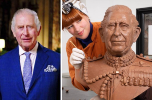 Kαι όμως έκαναν…σοκολατένια προτομή τον Βασιλιά Κάρολο(ΦΩΤΟ)