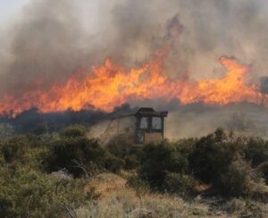 Ανθρώπινο χέρι «βλέπουν» πίσω από τη φωτιά στην καρδιά του Ακάμα (BINTEO)
