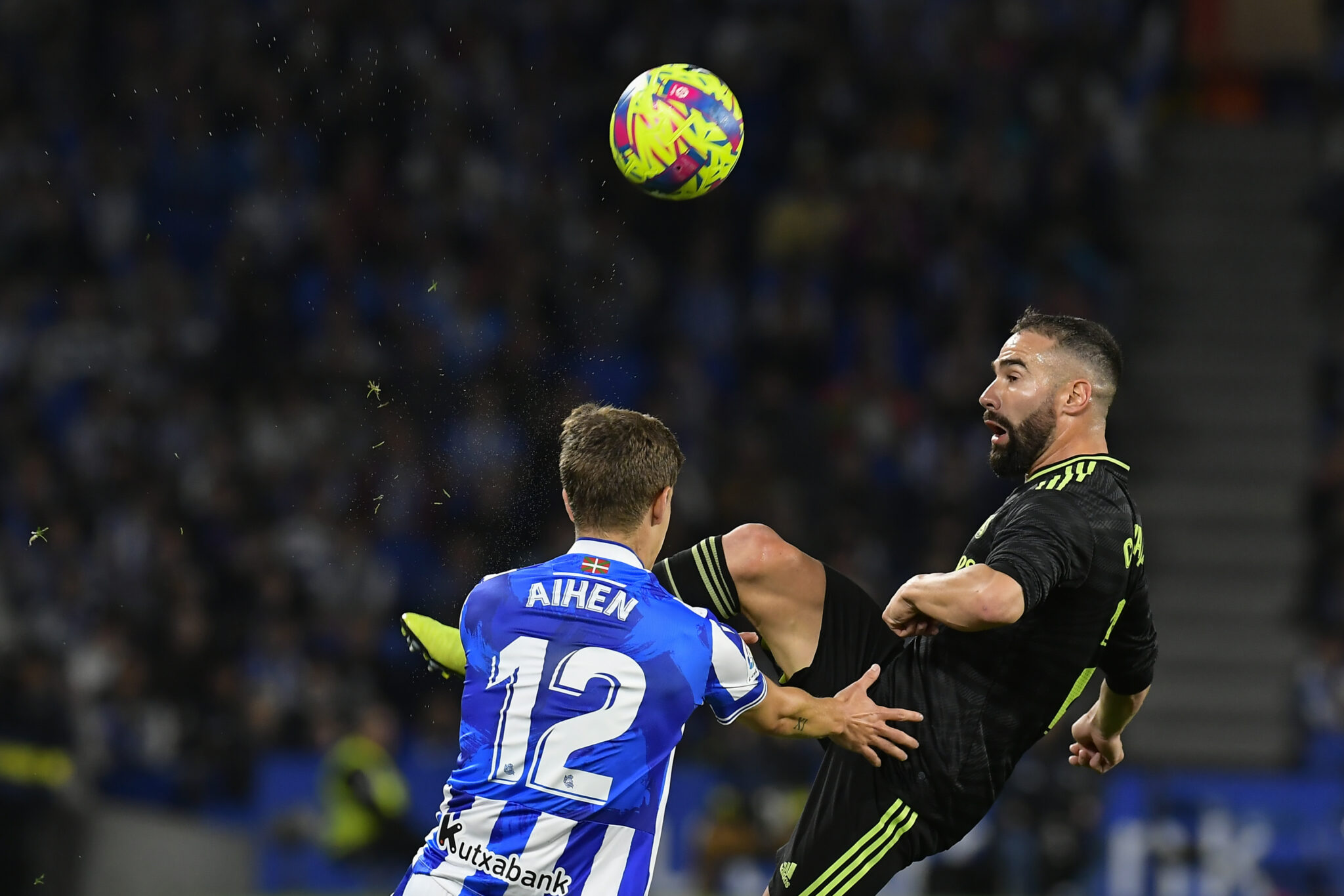 Ο Καρβαχάλ ανέβασε insta-story, τέσσερα λεπτά μετά την αποβολή του