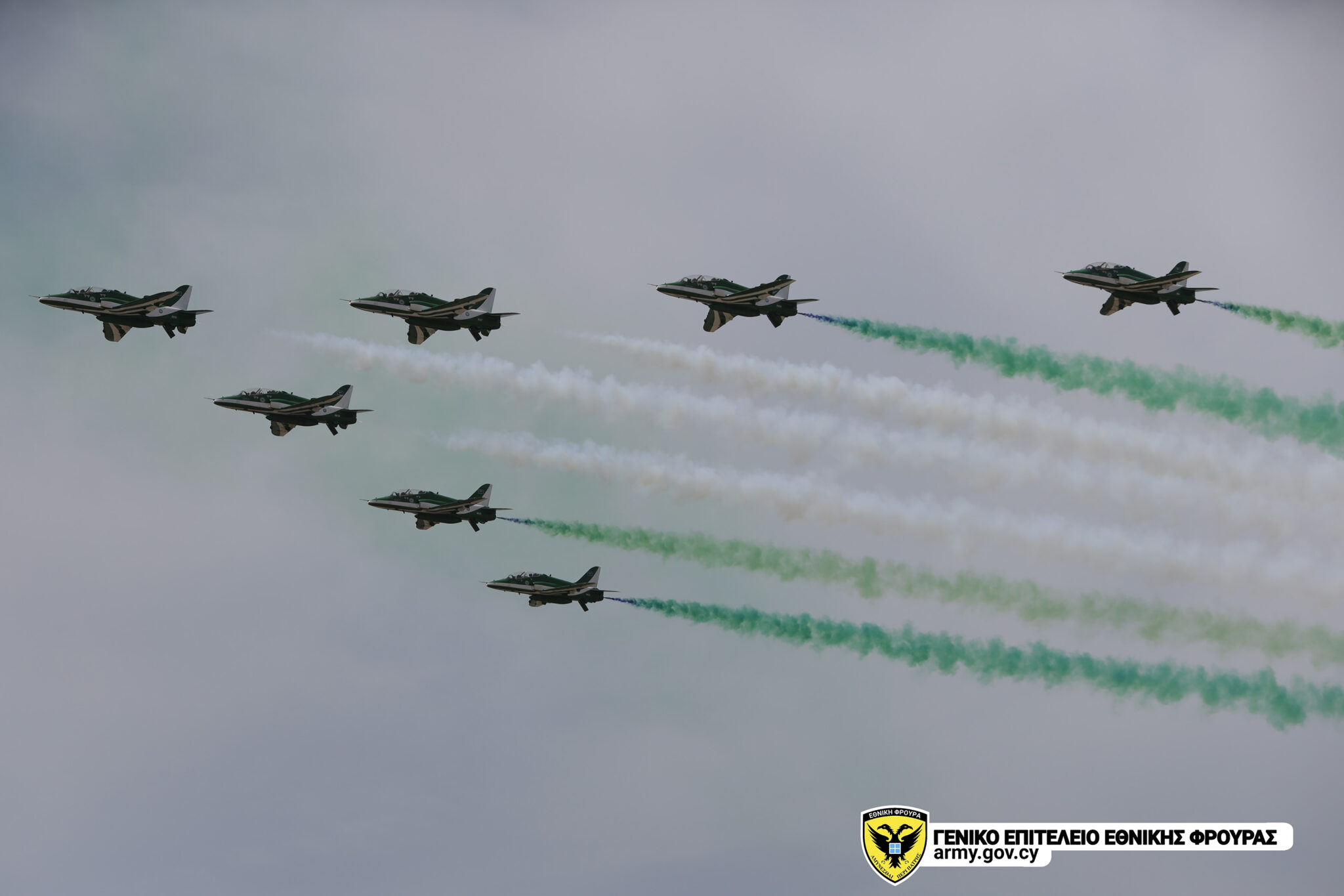 Στην Κύπρο το Ακροβατικό Σμήνος της Σαουδικής Αραβίας (ΒΙΝΤΕΟ)