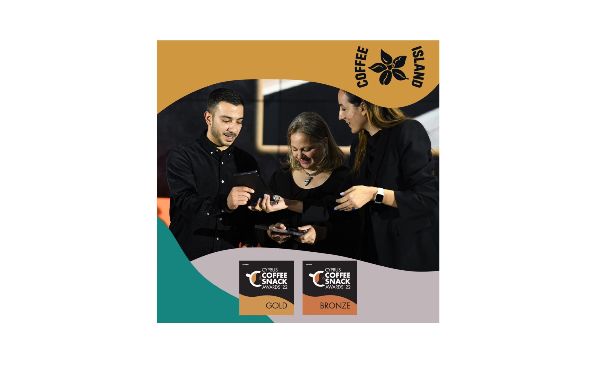 Διπλή διάκριση για τα Coffee Island στα Cyprus Coffee & Snack Awards ’22