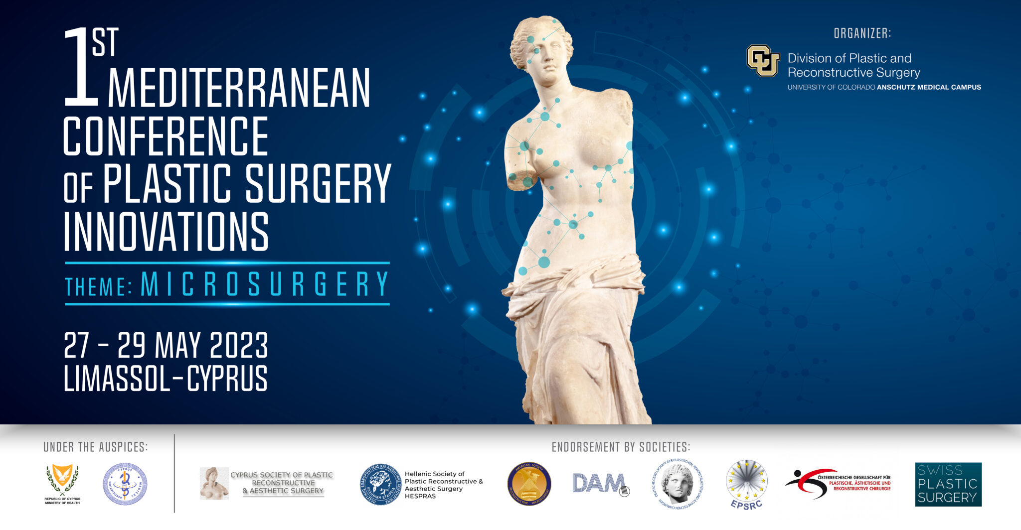 1ο Μεσογειακό Συνέδριο Καινοτομιών Πλαστικής Χειρουργικής 28 – 29 Μαΐου 2023