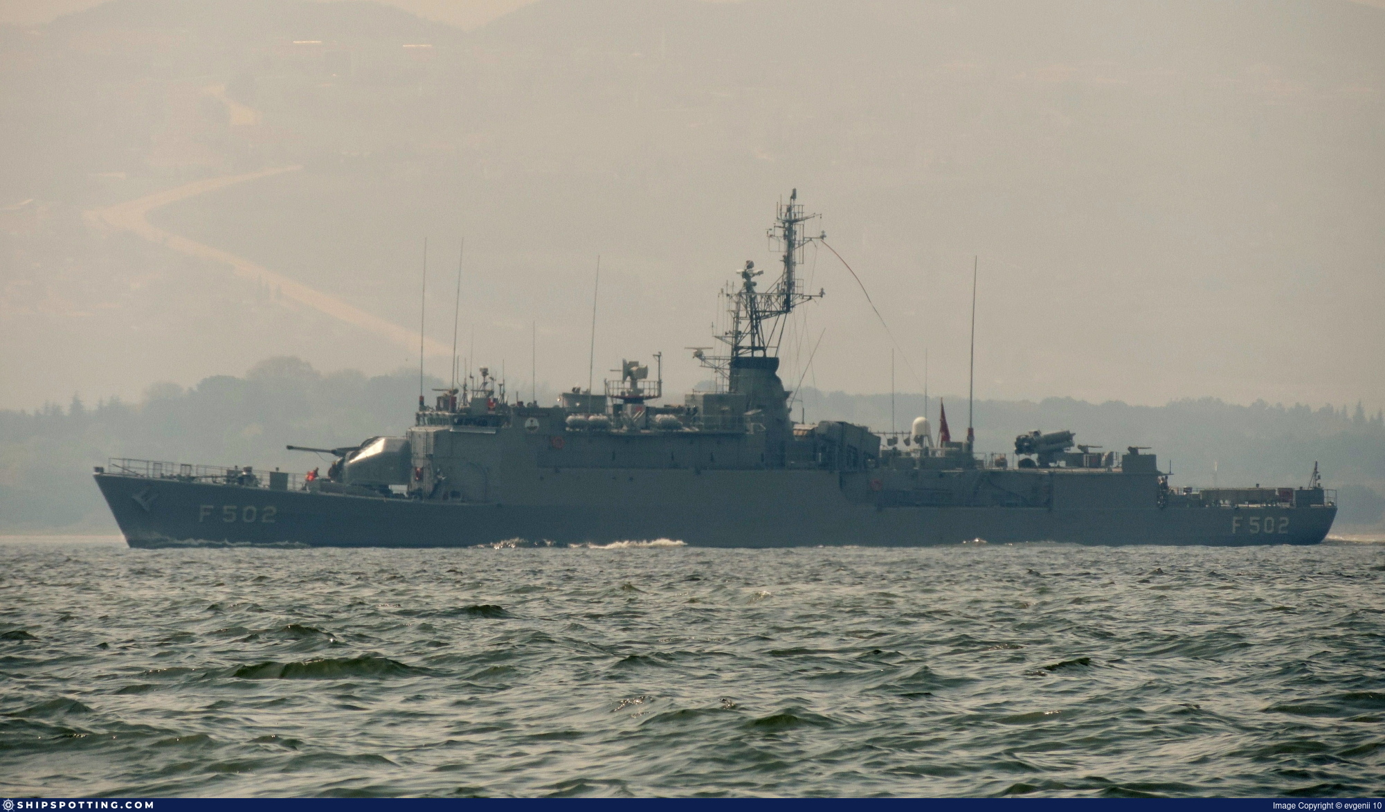 Τουρκικό πολεμικό πλοίο στα κατεχόμενα την 1η Ιουλίου