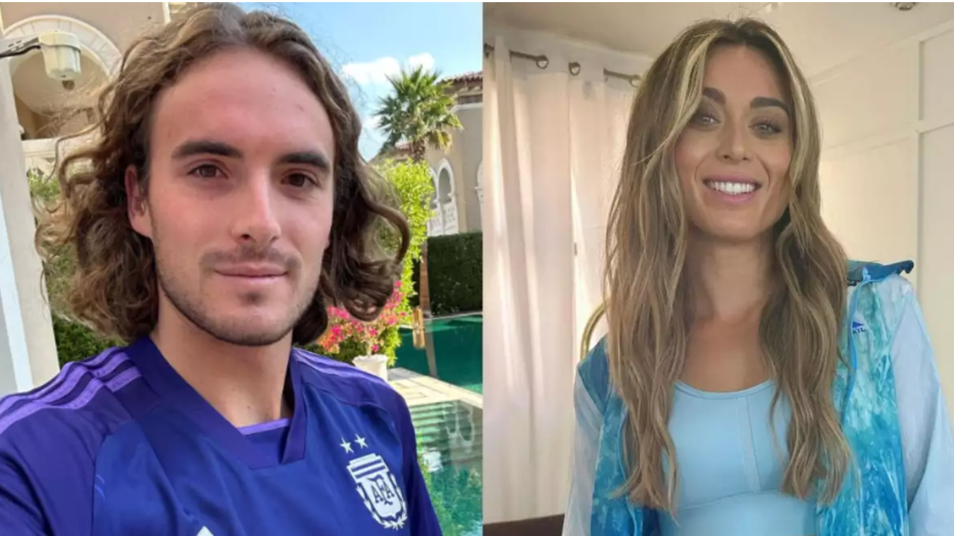 Τσιτσιπάς: Η σύντροφός τού φτιάχνει τα μαλλιά και τον φιλά στο στόμα