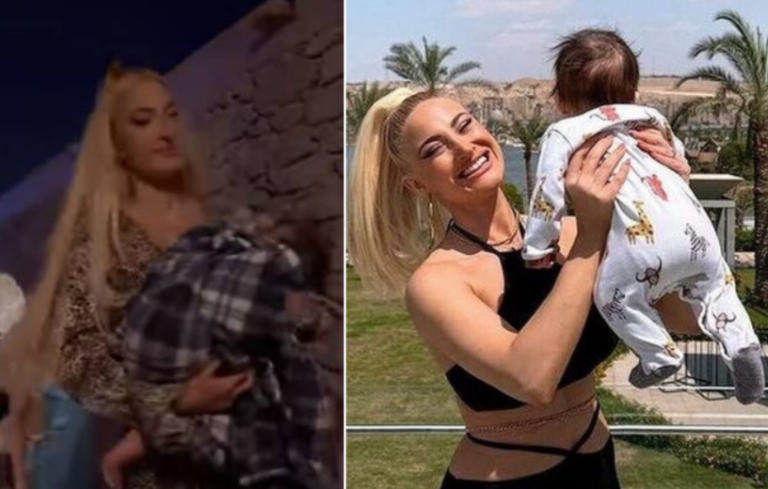 Τούνη: Νανουρίζει και κοιμίζει τον μπέμπη της σε… κλαμπ της Μυκόνου (ΒΙΝΤΕΟ)