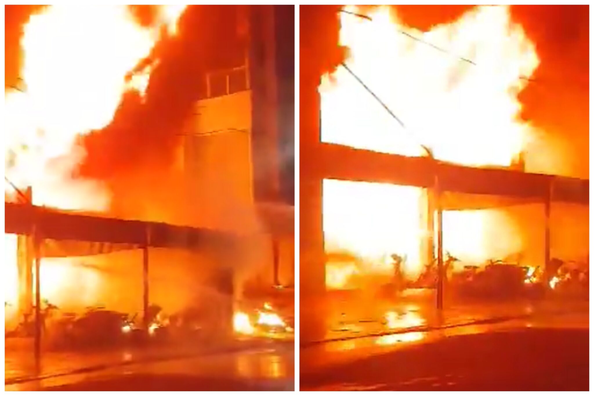 Πυρκαγιά σε εργαστήριο επιδιόρθωσης μοτοσικλετών, έγινε ανάκληση προσωπικού