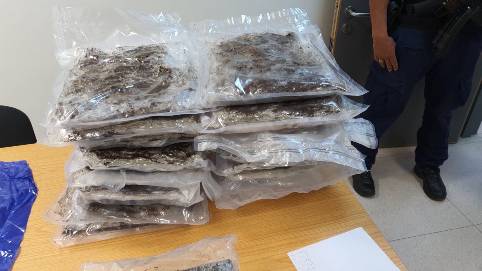 Έφθασε Κύπρο με 20 κιλά ναρκωτικά στις βαλίτσες (ΦΩΤΟ)