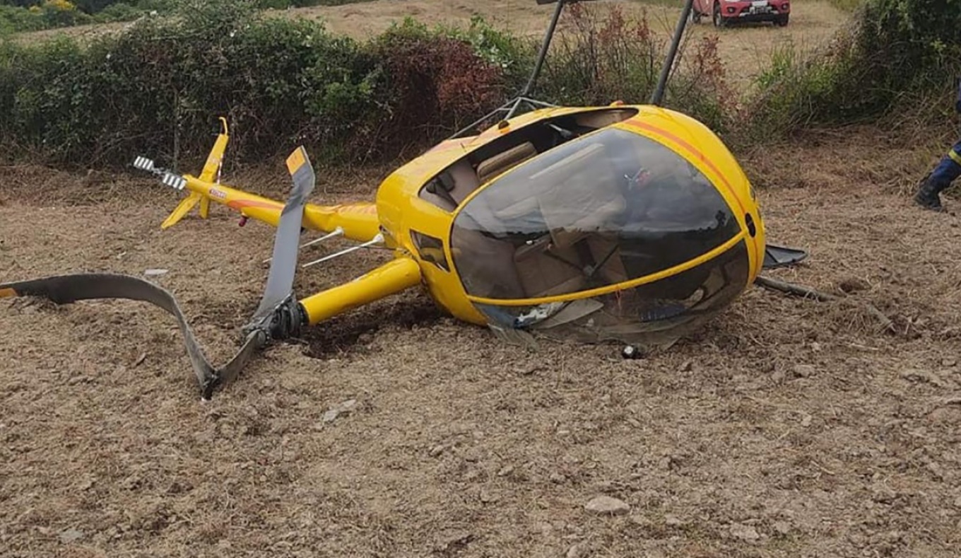 Αναγκαστική προσγείωση ελικοπτέρου στην Κεφαλονιά, δύο τραυματίες