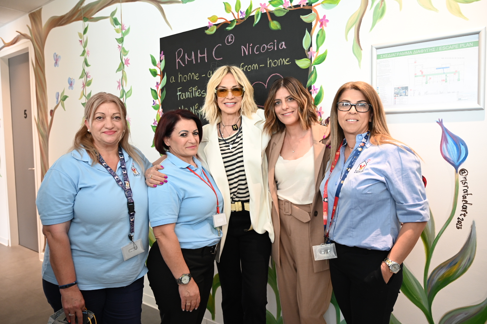 Η Άννα Βίσση βρέθηκε στο πρώτο Ronald McDonald House® της Κύπρου