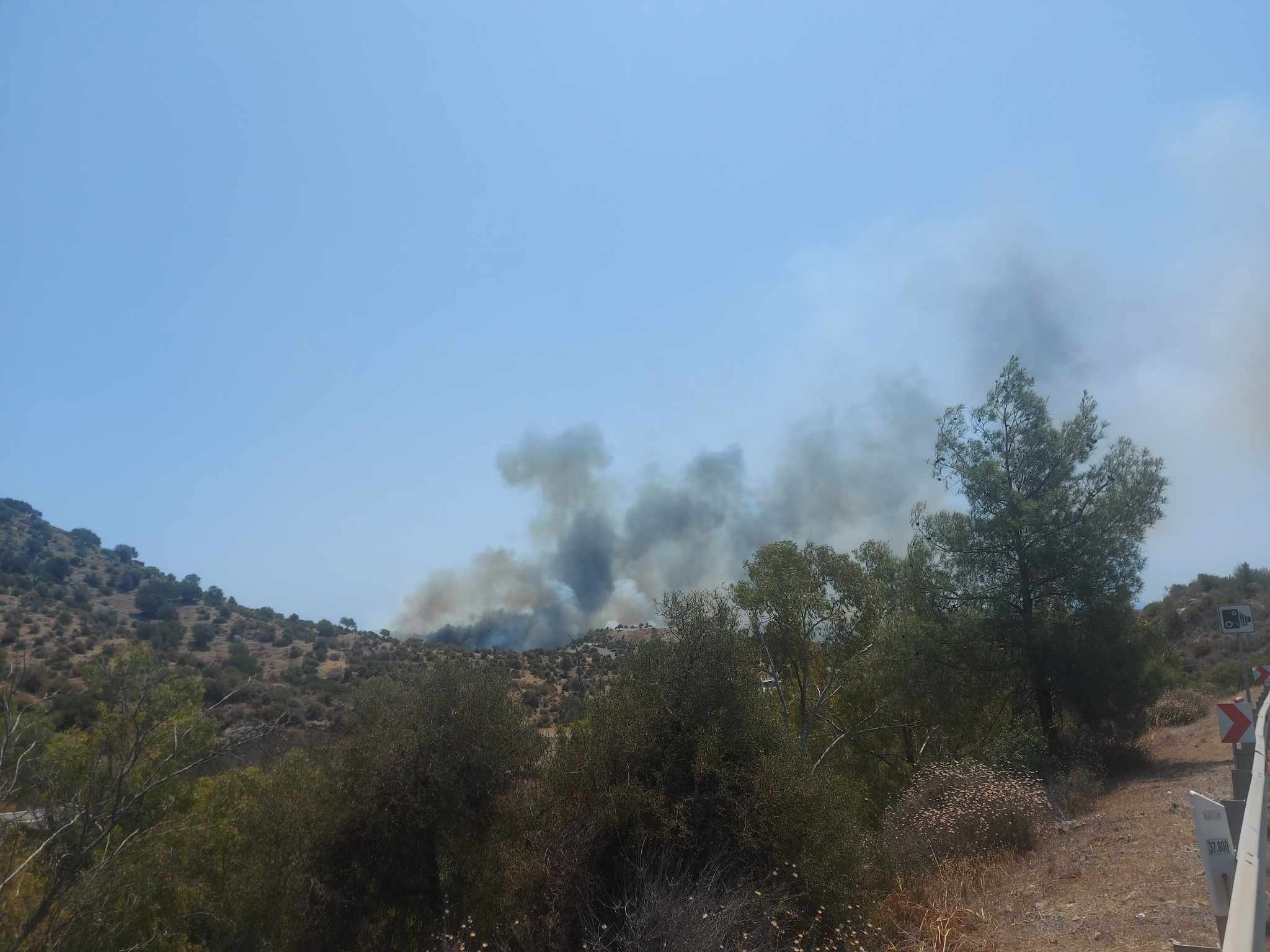 Υπό μερικό έλεγχο η πυρκαγιά στην Κοφίνου