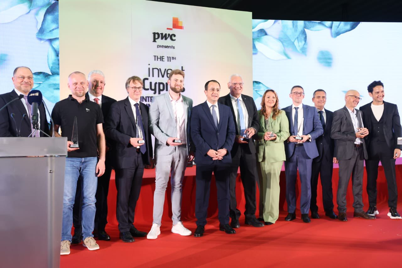 Invest Cyprus: Εκδήλωση απονομής των Διεθνών Βραβείων Επενδύσεων