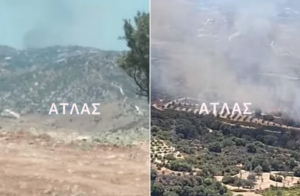 ΒΙΝΤΕΟ: Μεγάλη πυρκαγιά στην επαρχία Πάφου, στη μάχη και εναέρια μέσα