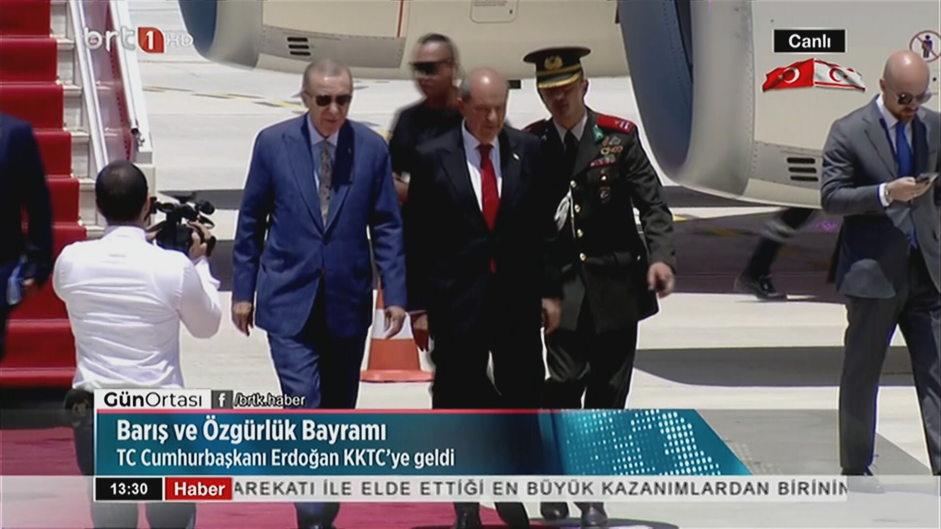 ΒΙΝΤΕΟ: Προκλητική άφιξη Ερντογάν στα κατεχόμενα ανήμερα της μαύρης επετείου