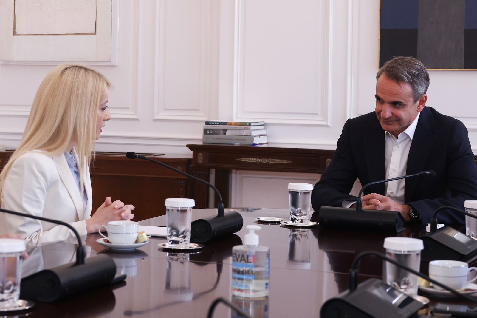 Τις προοπτικές για μετατόπιση των τουρκικών θέσεων συζήτησαν Μητσοτάκης – Αννίτα