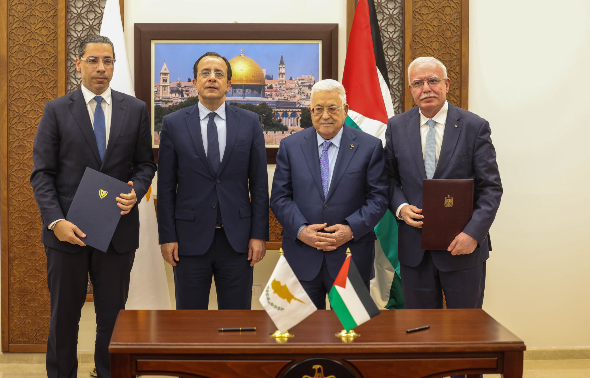 Συμφωνήθηκε Τριμερής Ελλάδας-Κύπρου-Παλαιστίνης εντός του 2023