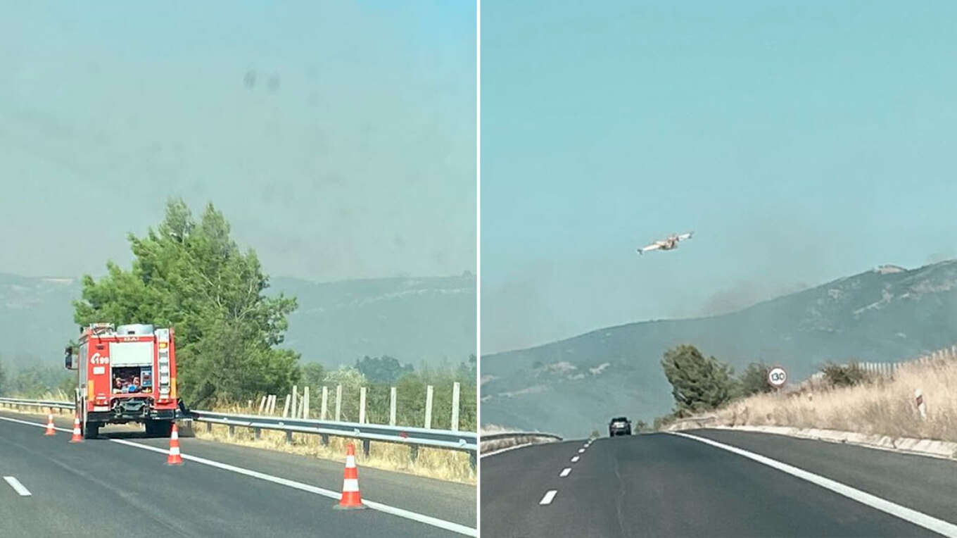 Φωτιά στην Αλεξανδρούπολη: Εστάλη 112 σε τέσσερις οικισμούς, έκλεισε η Εγνατία