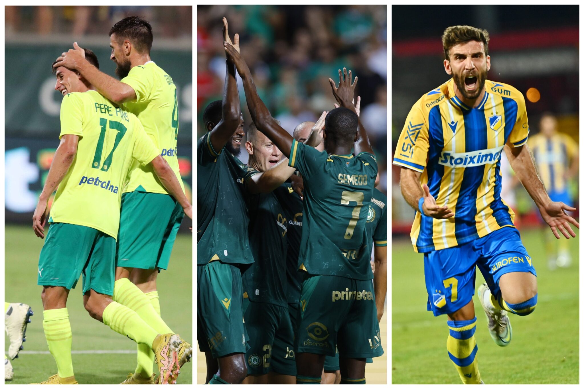 Oρίστηκαν οι αγώνες για ΑΠΟΕΛ, Ομόνοια και ΑΕΚ στο Conference League