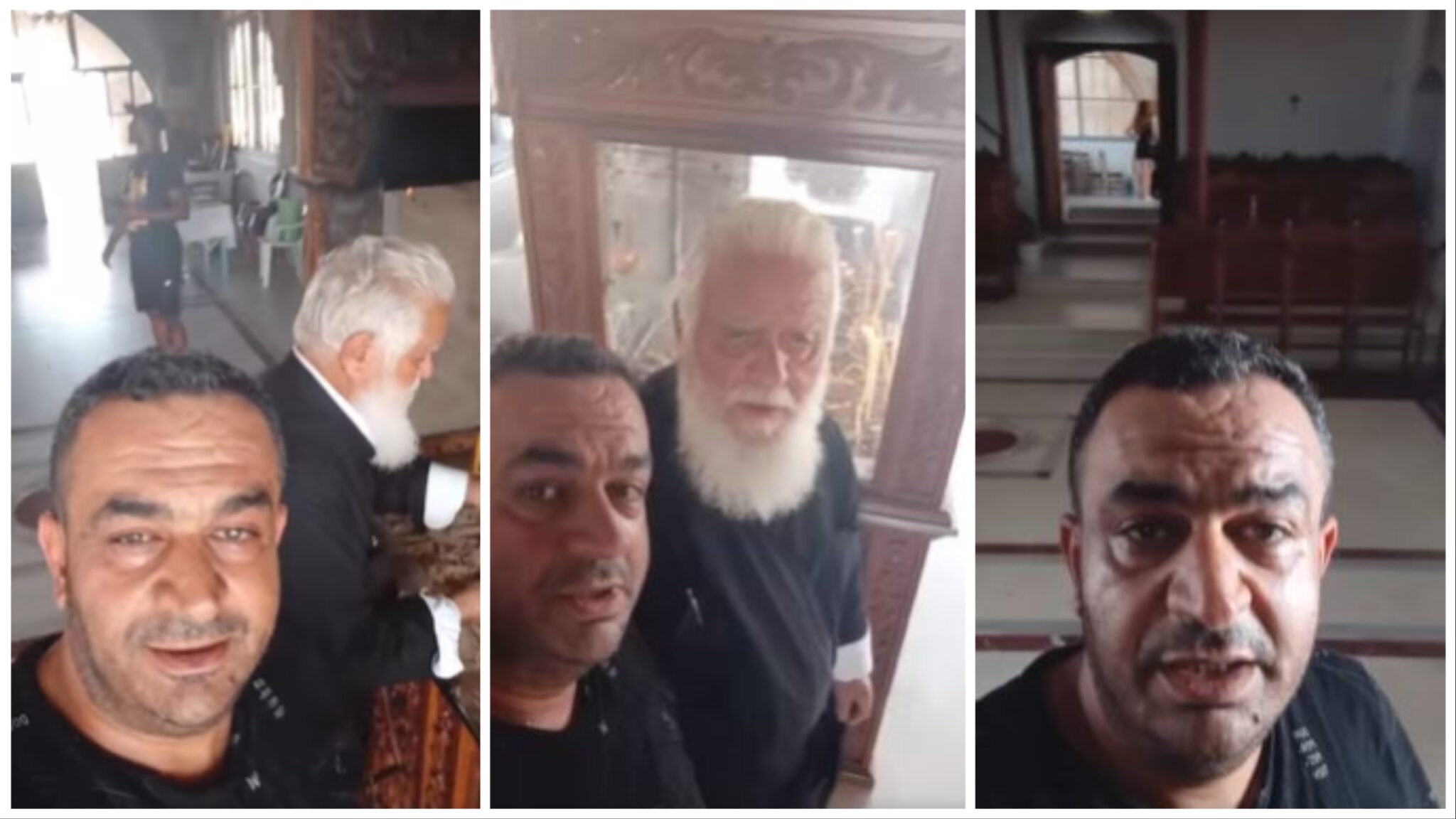 ΒΙΝΤΕΟ: Άντρας χλευάζει τον πατέρα Ζαχαρία στο Μοναστήρι του Αποστόλου Ανδρέα