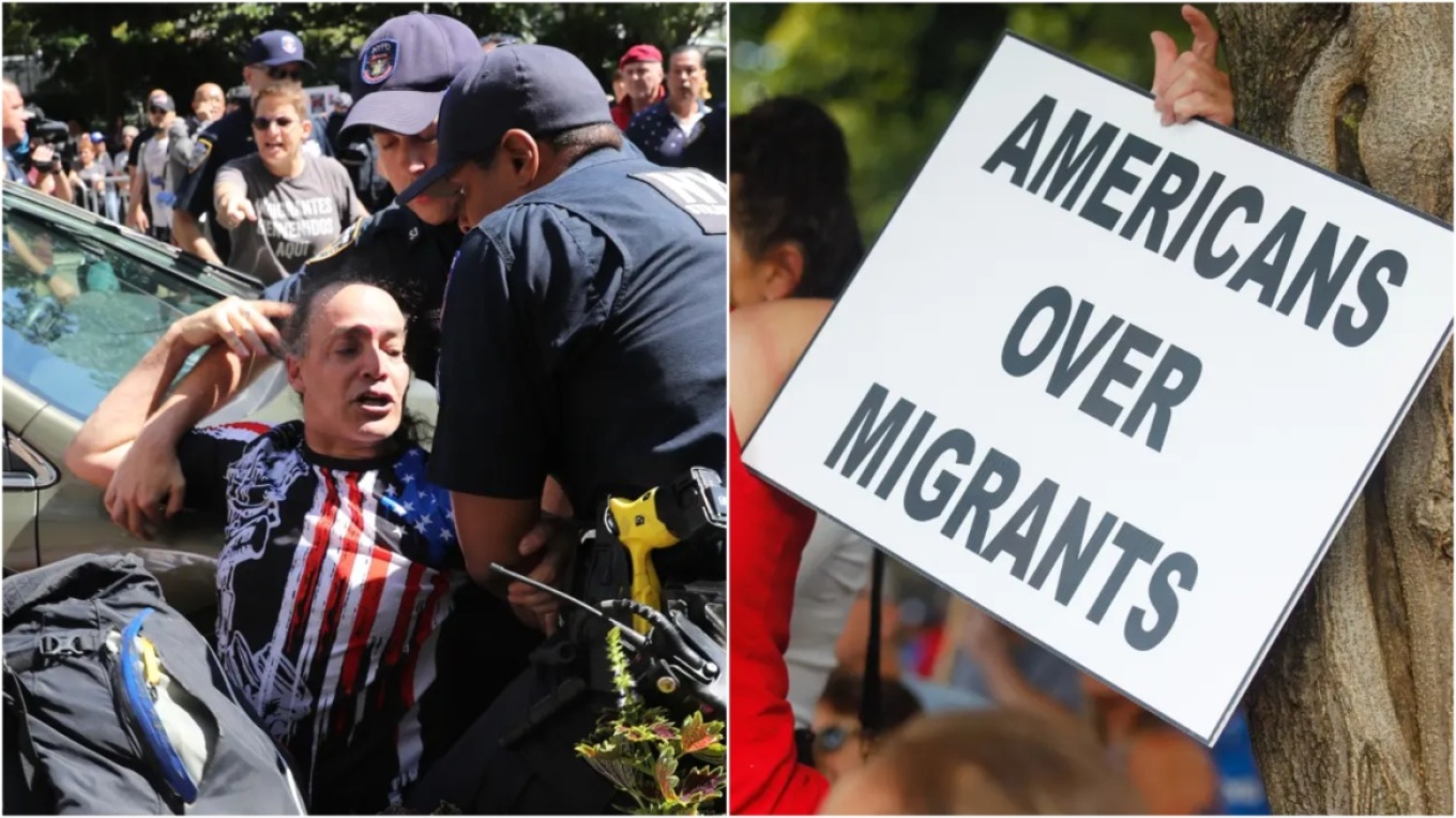 Νέα Υόρκη: Άγρια επεισόδια σε συγκέντρωση έξω από την κατοικία του δημάρχου