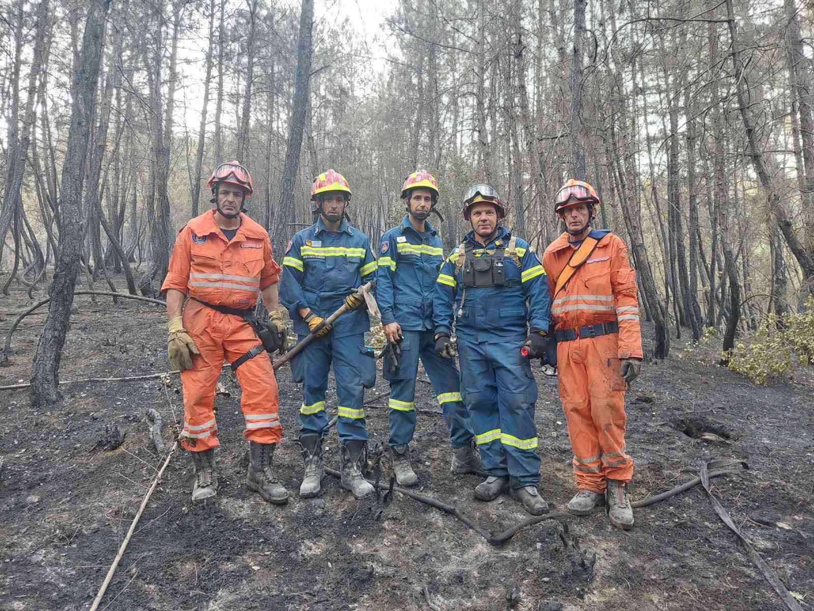Ενισχύει τις προσπάθειες για κατάσβεση της φωτιάς στην Δαδιά η κυπριακή αποστολή