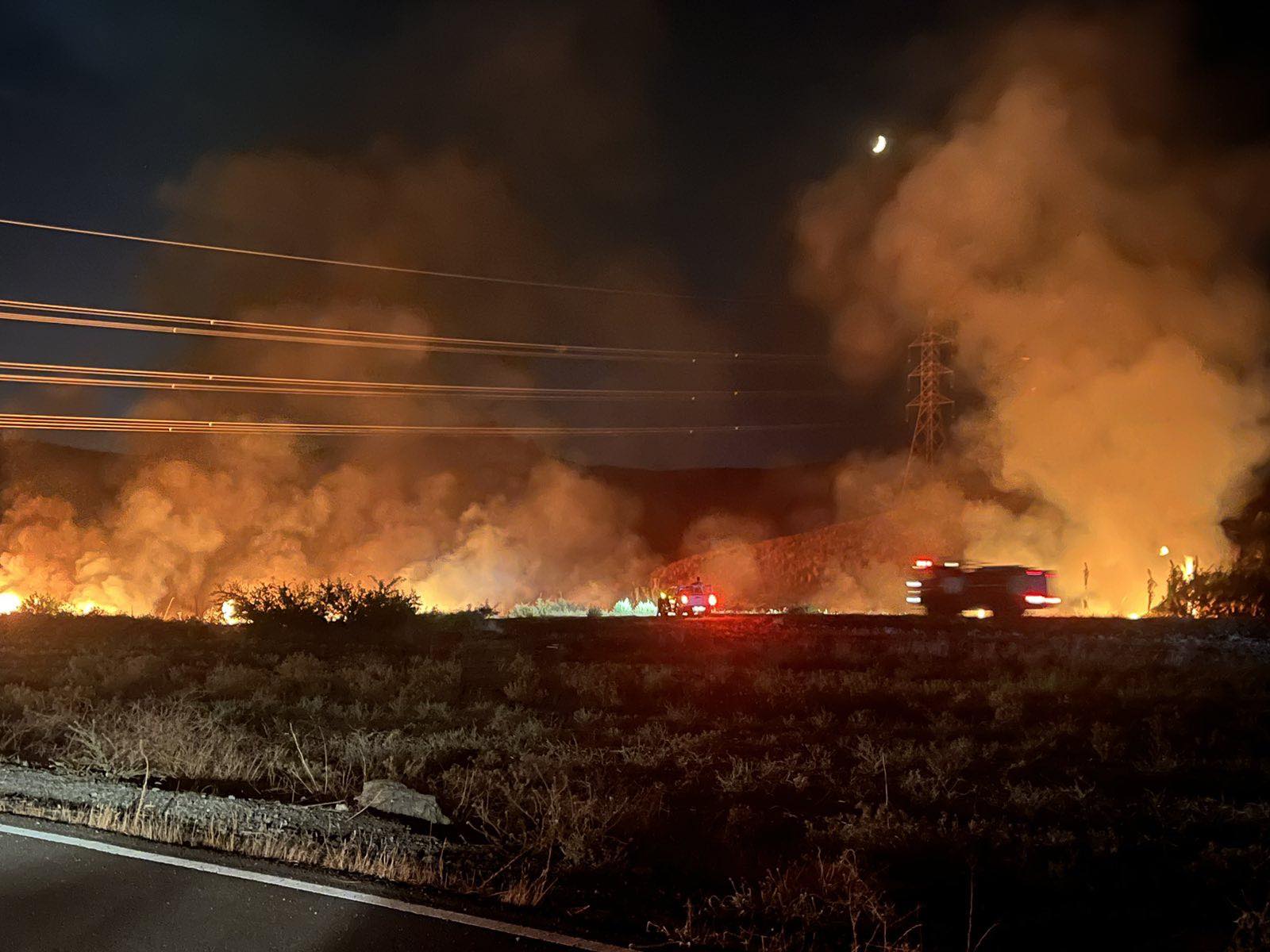 Φλέγεται καλαμιώνας στα Κελιά, συναγερμός στο Τμήμα Δασών