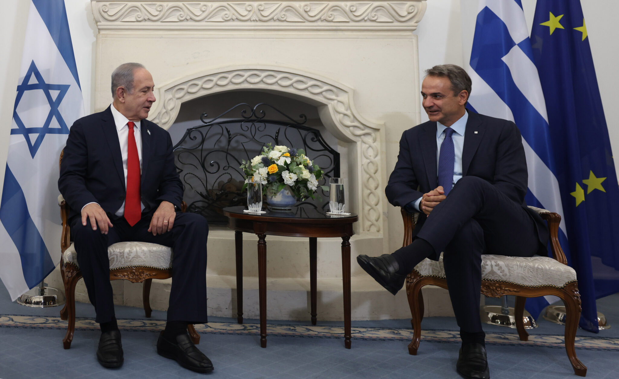 Η ενίσχυση των διμερών σχέσεων στη συνάντηση Μητσοτάκη-Νετανιάχου